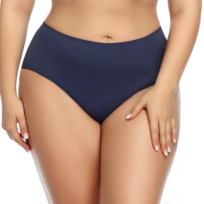 Women's high waist sexy cotton briefs