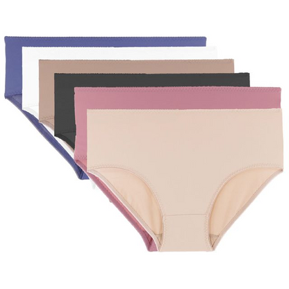 Women's high waist sexy cotton briefs